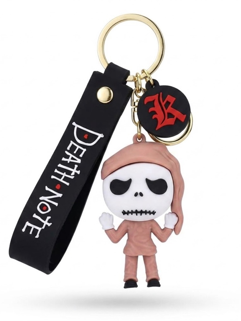 Disney Nightmare Before Christmas Jack Skellington Pyjamas Silicone Keychain